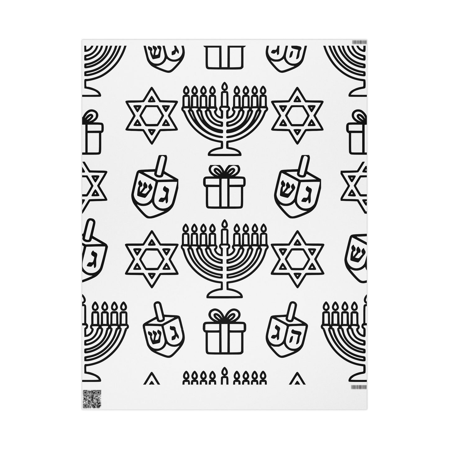 Color Your Own Wrapping Paper | Toddler Coloring Gift Wrap | Hanukkah