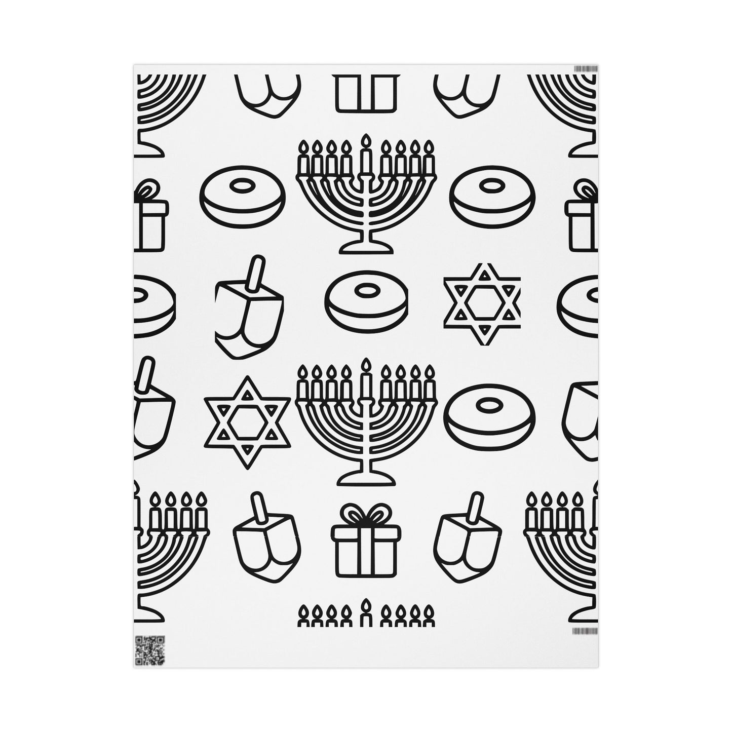 Color Your Own Wrapping Paper | Toddler Coloring Gift Wrap | Hanukkah
