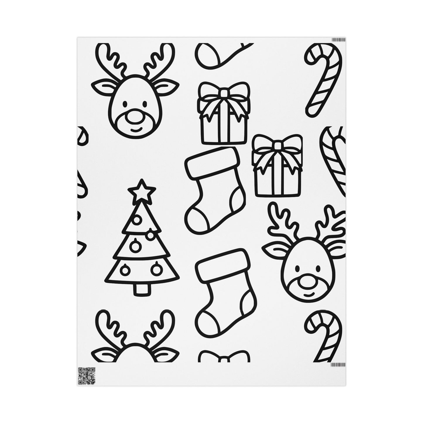 Color Your Own Wrapping Paper | Toddler Coloring Gift Wrap | Christmas