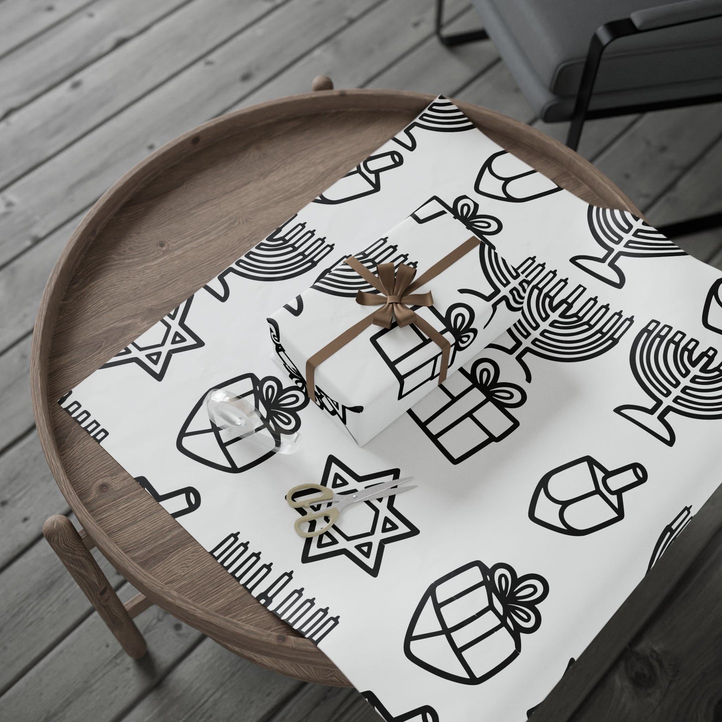 Color Your Own Wrapping Paper | Toddler Coloring Gift Wrap | Hanukkah