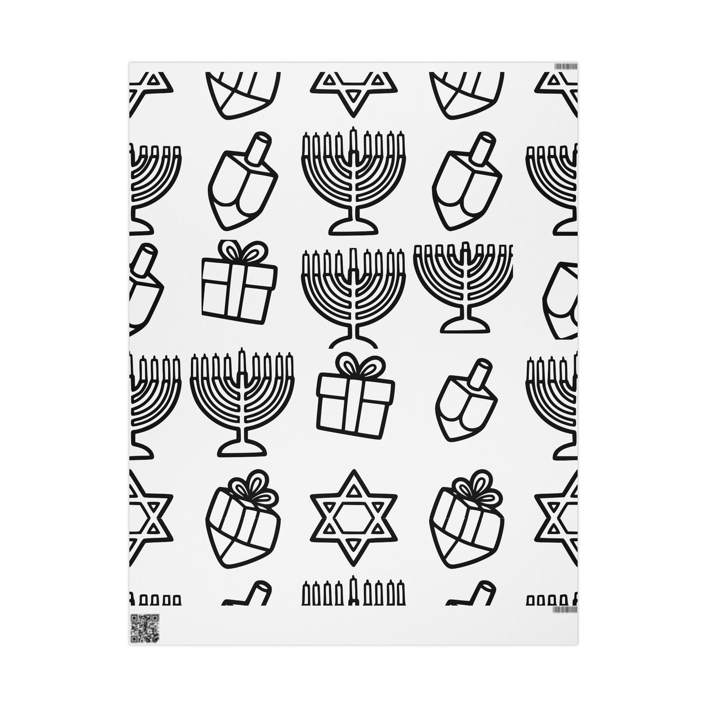 Color Your Own Wrapping Paper | Toddler Coloring Gift Wrap | Hanukkah