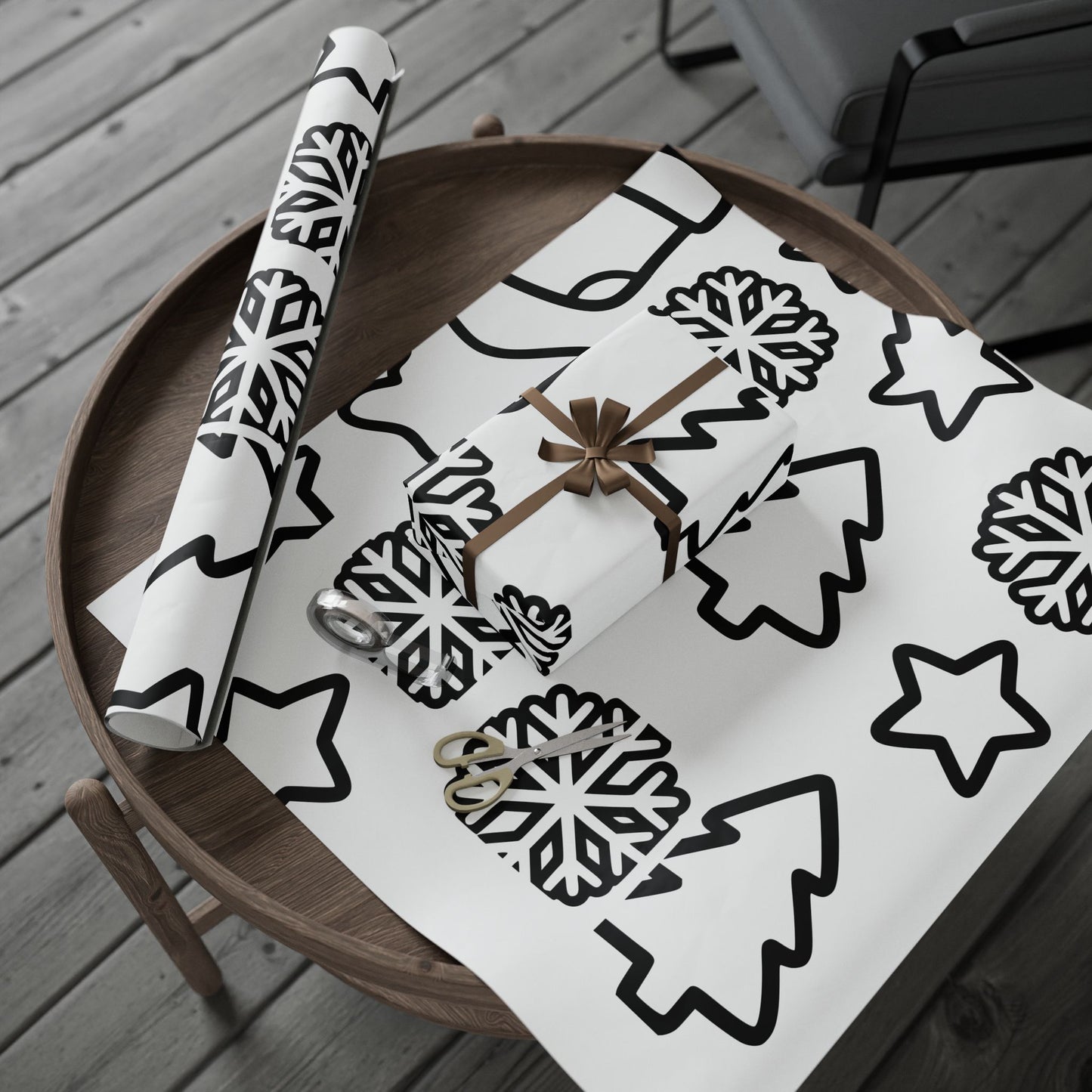 Color Your Own Wrapping Paper | Toddler Coloring Gift Wrap | Christmas